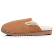 Chaussons Mules Homme Camel sherpa