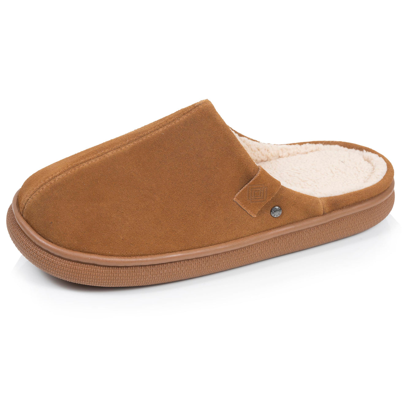 Chaussons Mules Homme BLOUP Camel sherpa