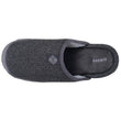 Chaussons Mules Homme Gris semelle crantée