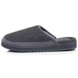 Chaussons Mules Homme Gris semelle crantée