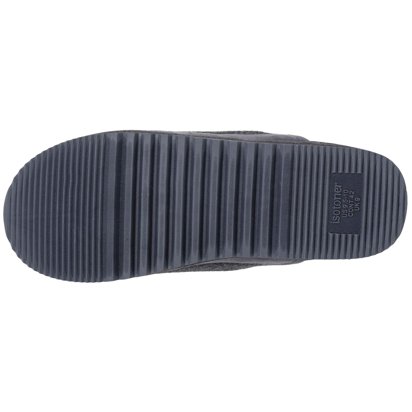 Chaussons Mules Homme Gris semelle crantée