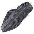 Chaussons Mules Homme Gris semelle crantée