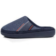 Chaussons Mules Homme Marine liseré Orange
