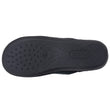 Chaussons Mules Homme Noir Rayures bordeaux