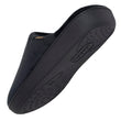 Chaussons Mules Homme Noir Rayures bordeaux