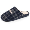 Chaussons-Mules-Homme-Tartan-Marine-Isotoner-98032_TAM_1