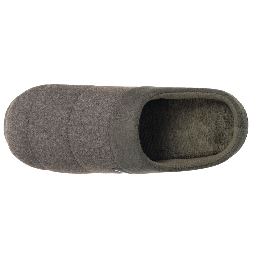 Chaussons Mules Homme polaire Kaki chiné - Isotoner