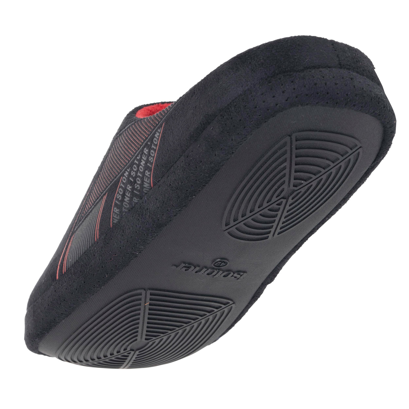 Chaussons Mules Homme suédine Noir
