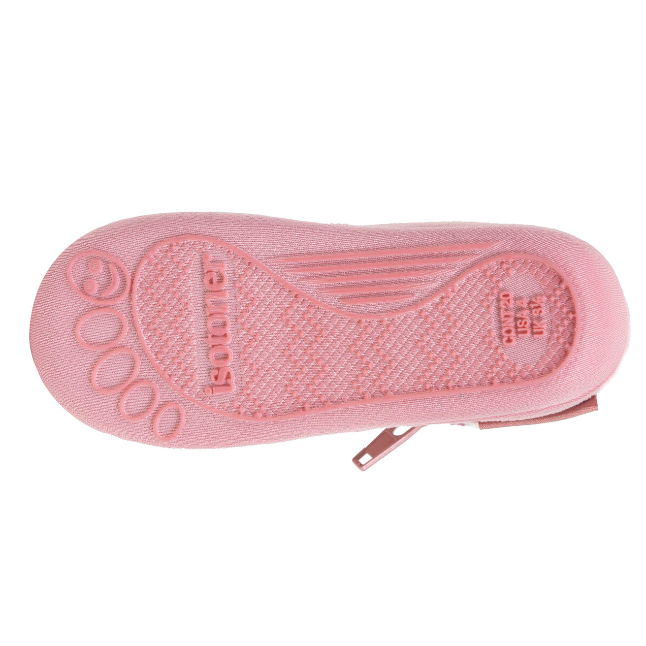 Chaussons Bottillons zip Bébé Rose Léopard