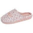 Chaussons Mules Junior Rose Léopard