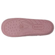 Chaussons Mules Junior Rose Velours Léopard