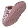 Chaussons Mules Junior Rose Velours Léopard