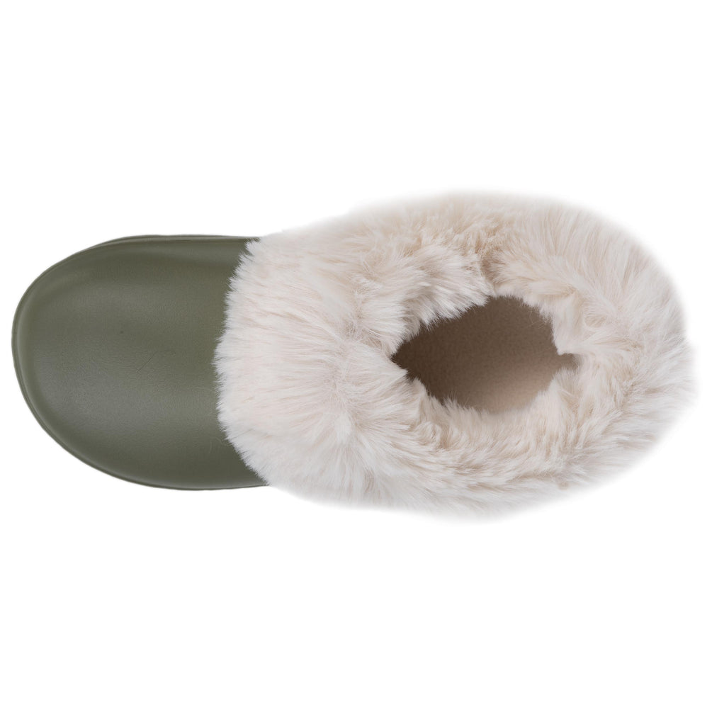 Sabots de jardin Femme Fourrés Kaki - Isotoner
