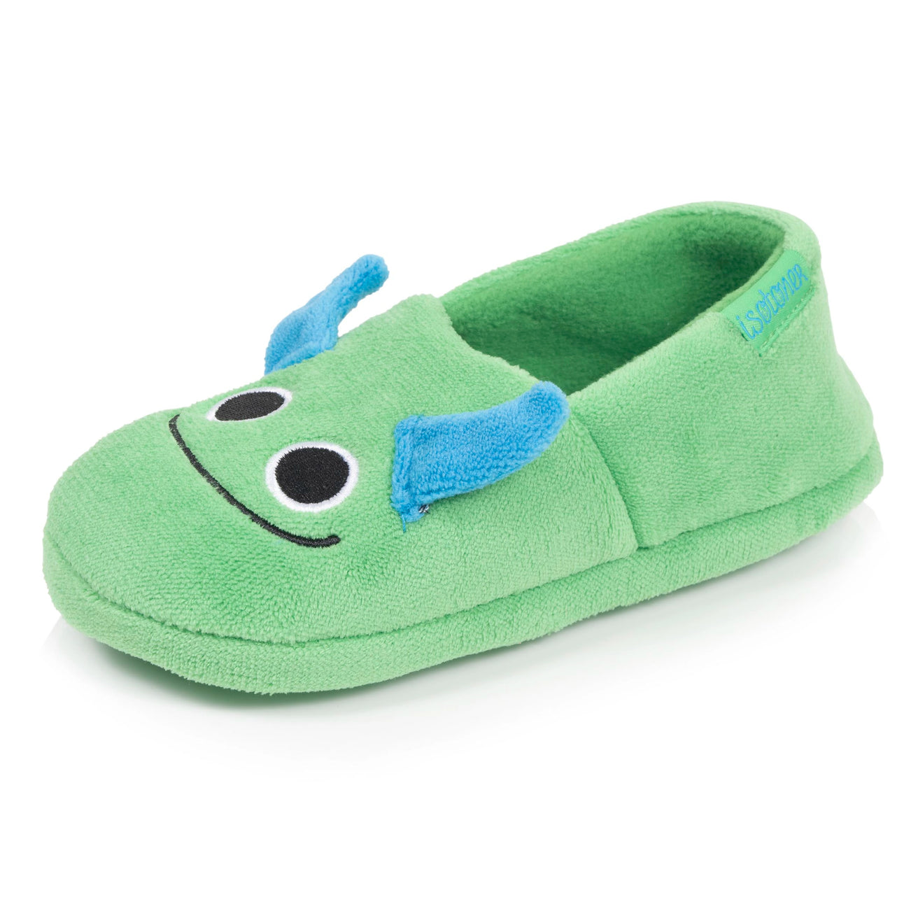 Chaussons Slippers Enfant micro-éponge Vert