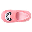 Chaussons Slippers Enfant velours panda Rose