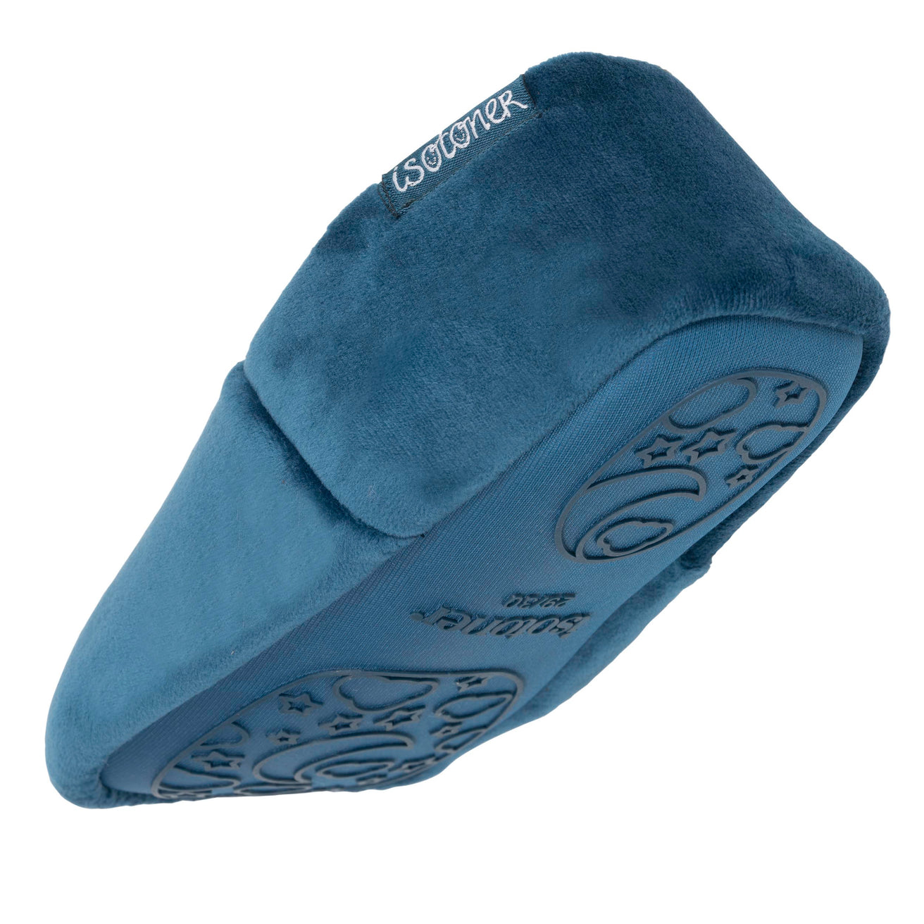 Chaussons Slippers Enfant velours renard Bleu