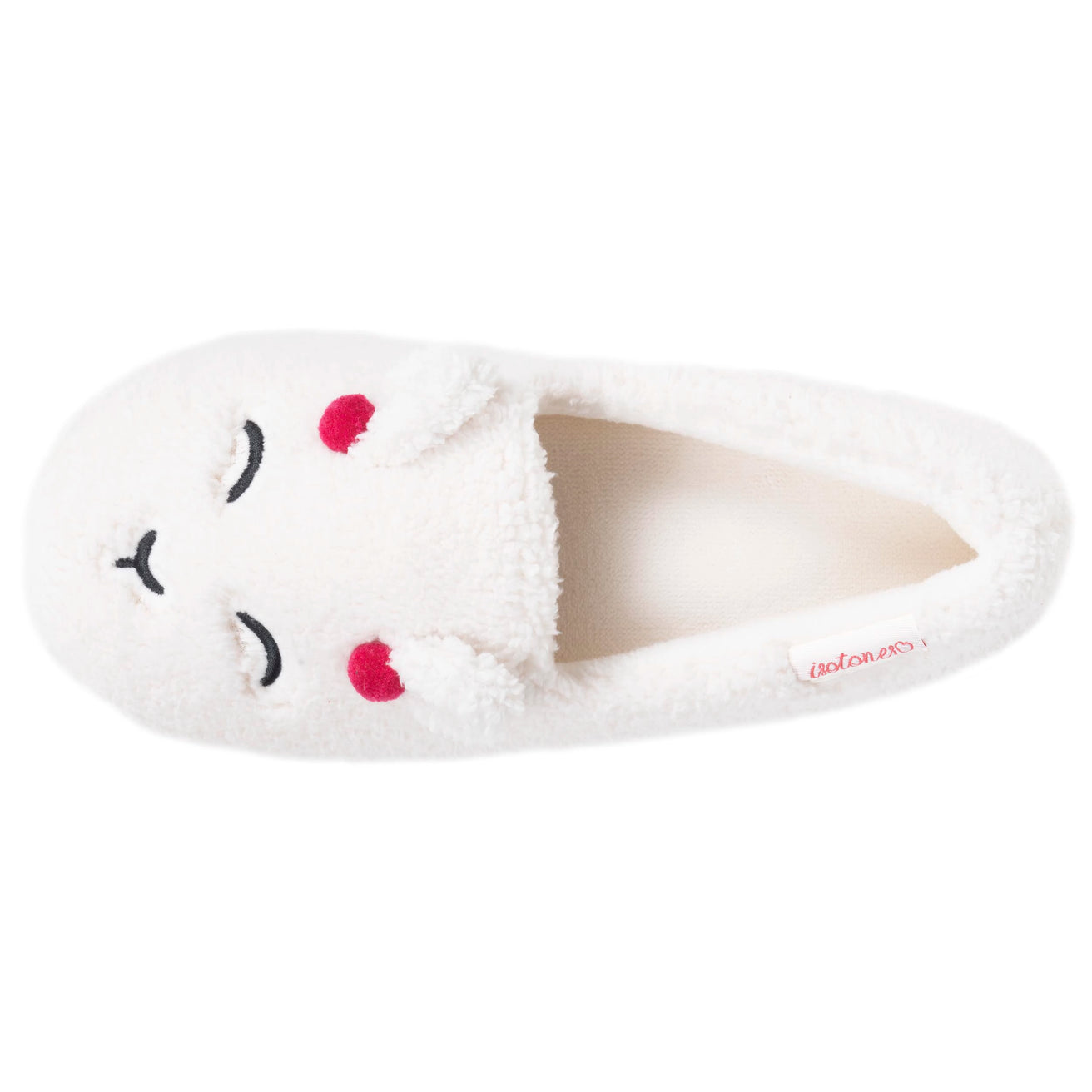 Chaussons Slippers Femme sherpa lama Ivoire