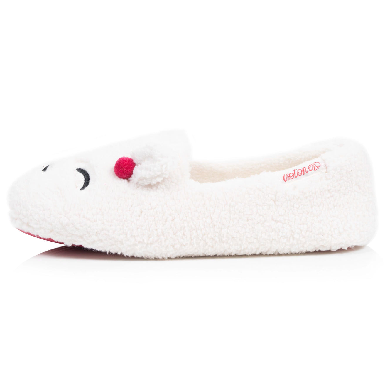 Chaussons Slippers Femme sherpa lama Ivoire