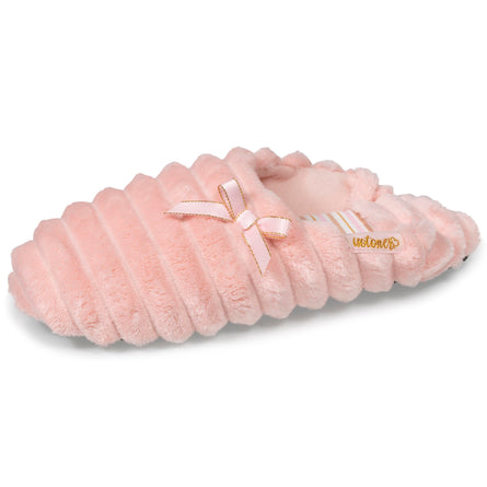 Chaussons babouches Femme Rose Guimauve - Isotoner