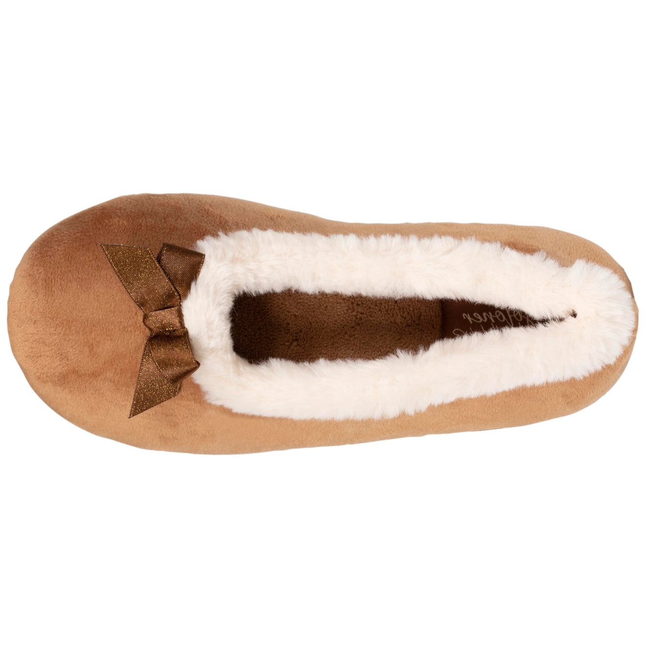 Chaussons ballerines Junior Camel Nœud
