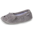 Chaussons ballerines 3D Femme Chat Gris