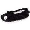 Chaussons ballerines 3D Femme Panda Ivoire noir - Isotoner