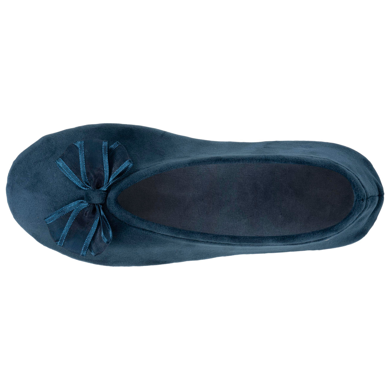 Chaussons Ballerines Femme Tulle Bleu Canard