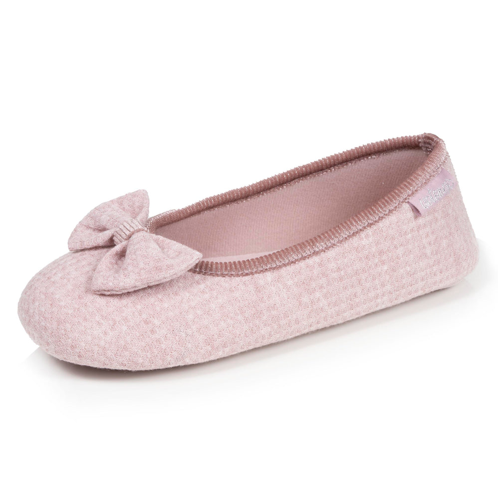 Chaussons ballerines Femme Blush chiné - Isotoner