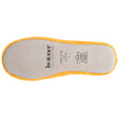 Chaussons ballerines Femme Grand Nœud Jaune fleurs