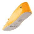 Chaussons ballerines Femme Grand Nœud Jaune fleurs