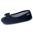 Chaussons ballerines Femme Nœud étoilé Marine