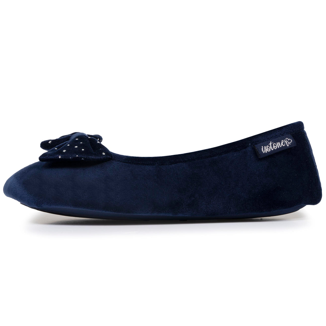 Chaussons ballerines Femme Nœud étoilé Marine