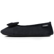 Chaussons ballerines Femme Noir intérieur pois