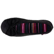Chaussons ballerines Femme Noir intérieur rouge