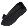 Chaussons ballerines Femme Noir intérieur rouge