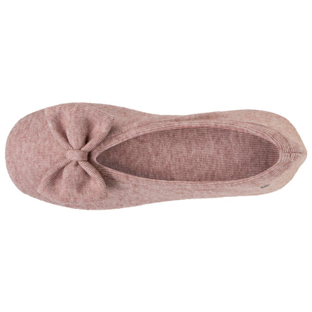 Chaussons ballerines Femme Rose chiné - Isotoner