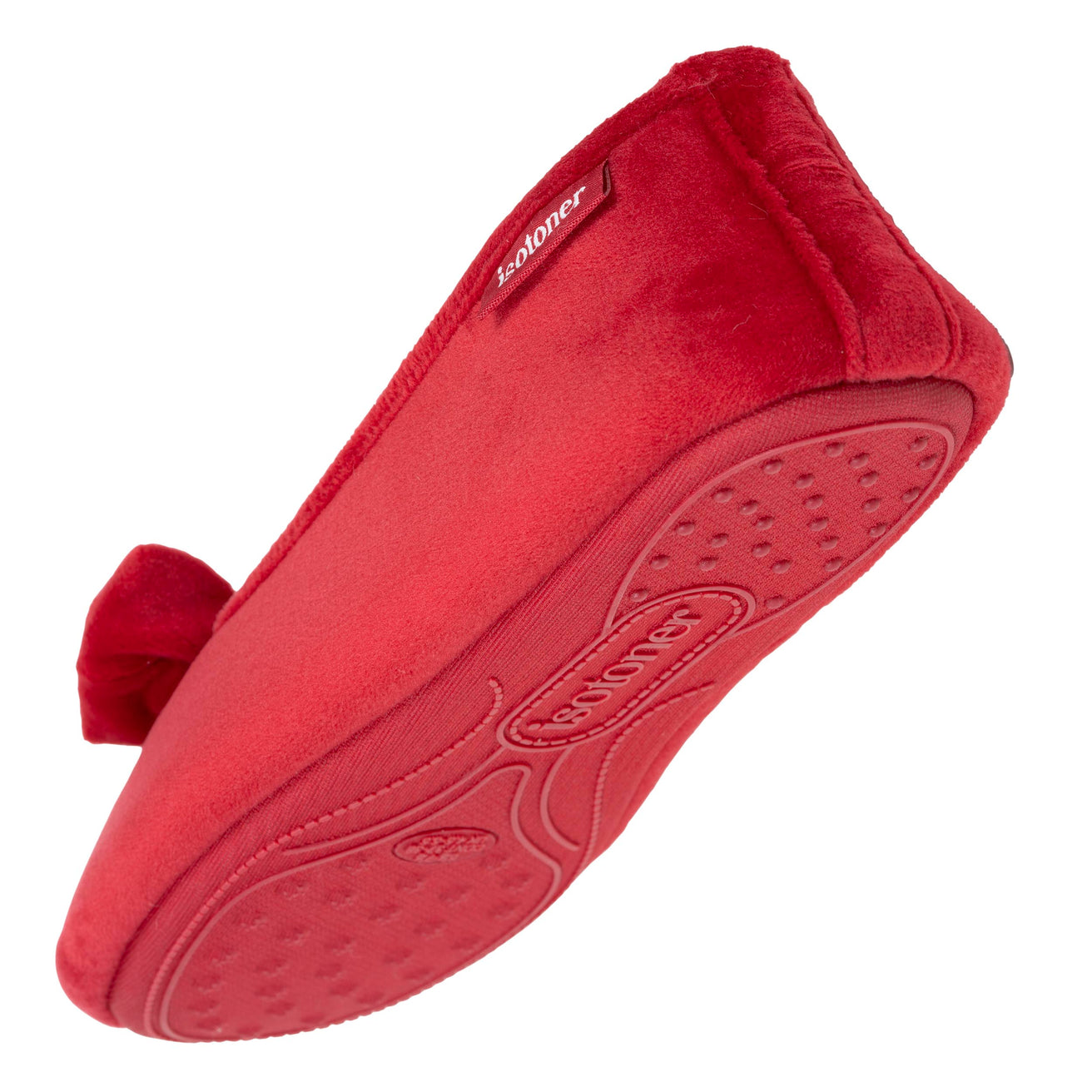 Chaussons ballerines Femme Rouge