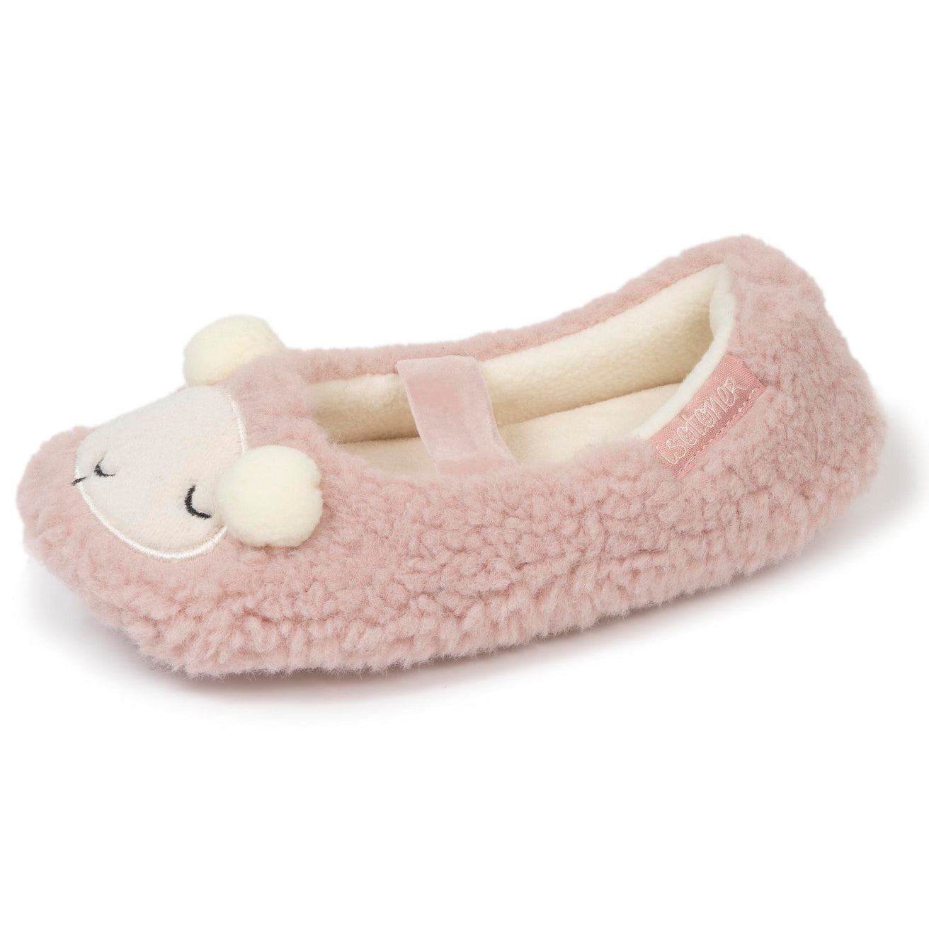 Chaussons ballerines Fille Mouton Blush Isotoner