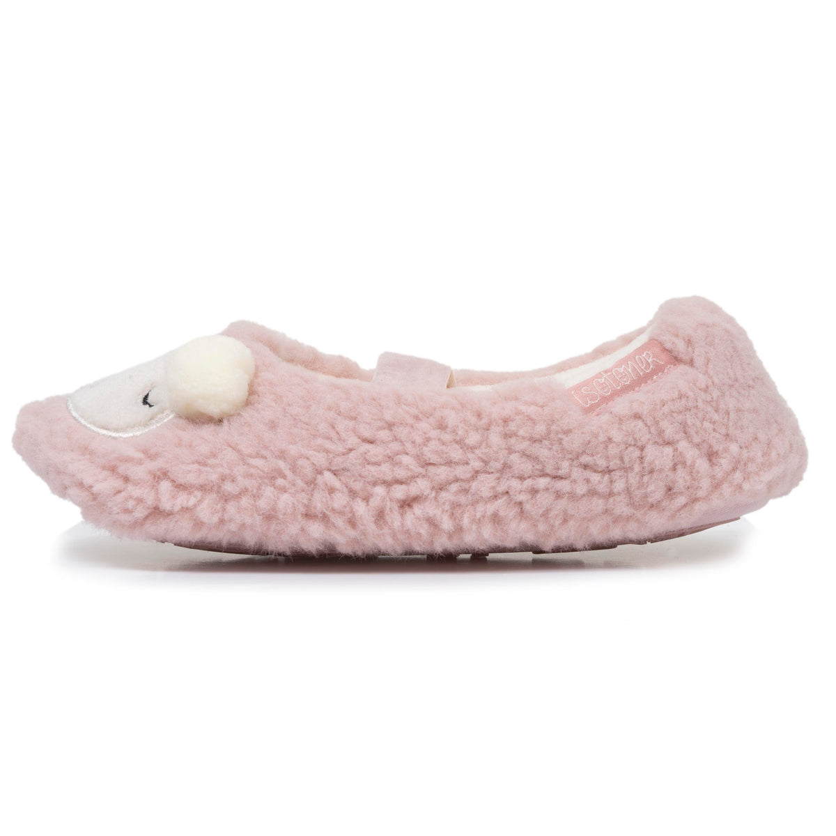 Isotoner Chaussons ballerines en tissu éponge avec nœud pour fee Isotoner Chaussons ballerines en tissu éponge avec nœud pour fee
