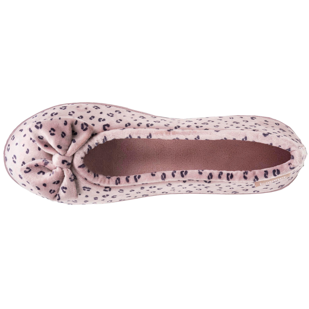 Chaussons ballerines ergonomiques Femme Léopard blush