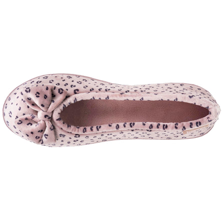 Chaussons ballerines ergonomiques Femme Léopard blush - Isotoner