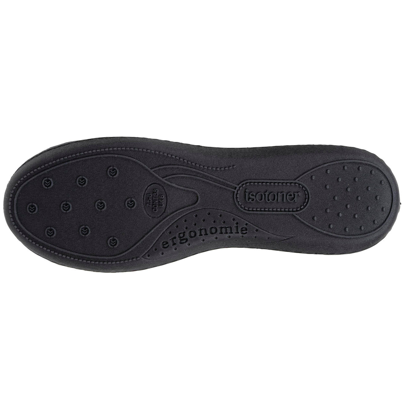 Chaussons ballerines ergonomiques Femme Noir nœud léopard