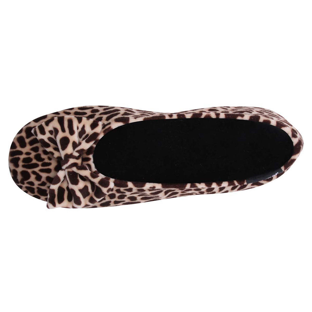 Chaussons ballerines Femme Noeud Girafe - Isotoner