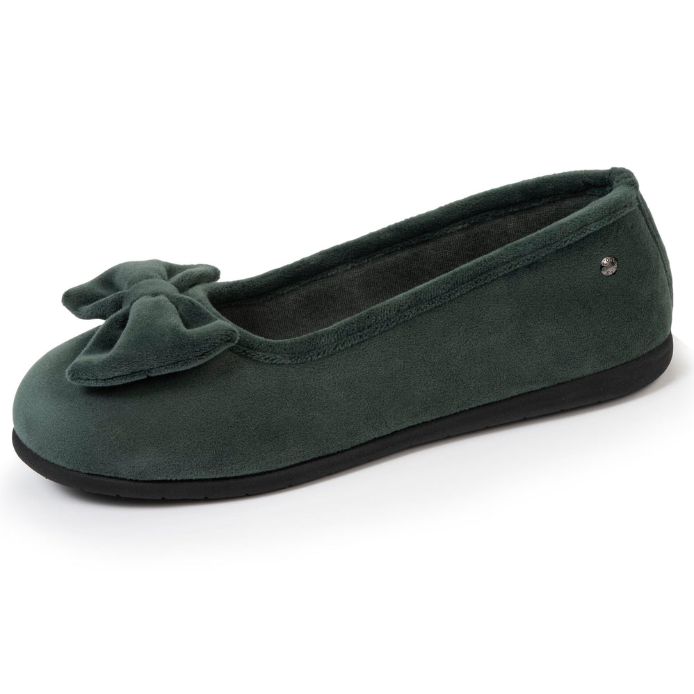 Chaussons ballerines semelle confort Femme Sauge - Isotoner