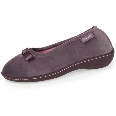Technologie EVERYWEAR TOTES Isotoner Ballerines Femme Slip-on Confort à Scratch Noir - Noir - - Nu Ballerines Femme Isotoner Scratch