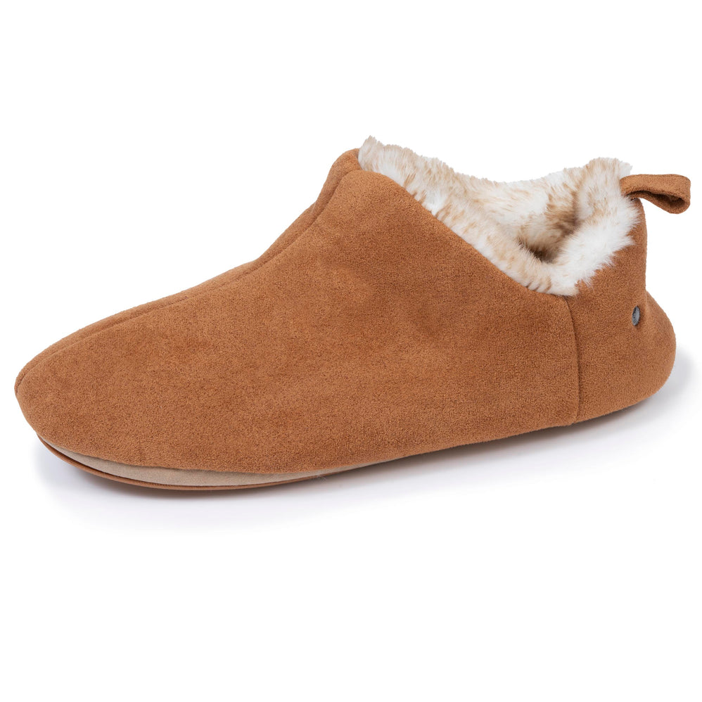 Chaussons bottillons bas Femme Camel - Isotoner