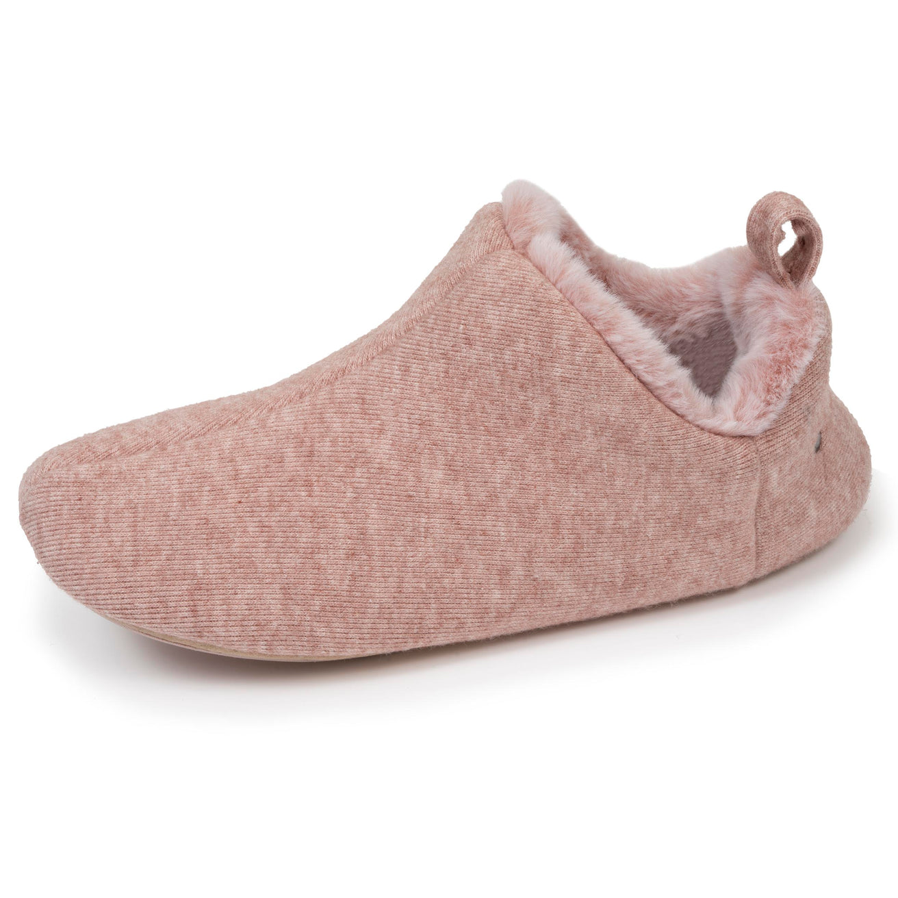 Chaussons botillons bas Femme Rose chiné