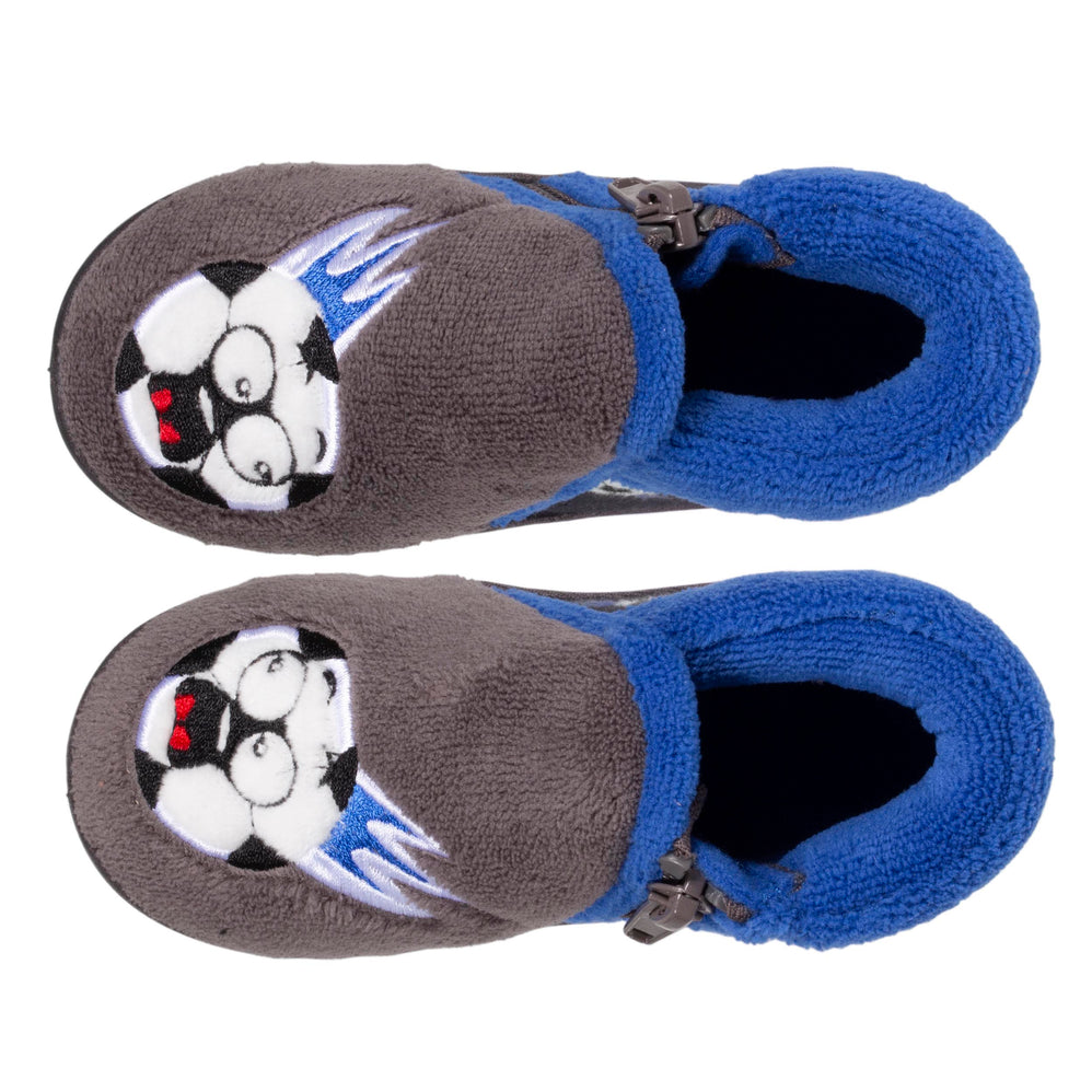 Chaussons bottillons zip Bébé Foot Gris - Isotoner