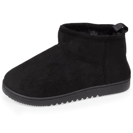 Chaussons bottillons Femme suédine Noir - Isotoner