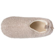 Chaussons bottillons bas Femme Beige